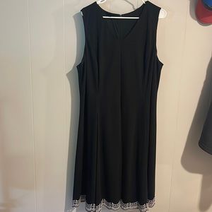 Talbots black dress, plus size 18.